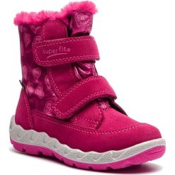 Śniegowce SUPERFIT - GORE-TEX 3-00015-50 M Rot/Rosa. Różowe śniegowce dziewczęce Superfit, bez zapięcia. W wyprzedaży za 239,00 zł.