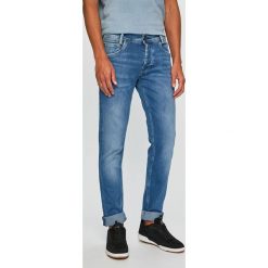 Pepe Jeans - Jeansy Spike. Niebieskie jeansy męskie Pepe Jeans, bez wzorów. W wyprzedaży za 279,90 zł.