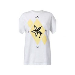 T-shirt Miejski Ninja. Szare t-shirty męskie Piekuo, xl, z nadrukiem, z tkaniny, klasyczne, z okrągłym kołnierzem. Za 39,00 zł.