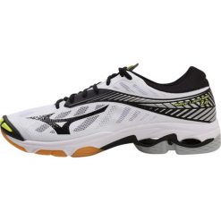 Mizuno WAVE LIGHTNING Z4 Obuwie do siatkówki white/black/safety yellow. Białe buty sportowe męskie marki Mizuno, z tworzywa sztucznego, bez zapięcia, do siatkówki, mizuno wave. W wyprzedaży za 382,85 zł.