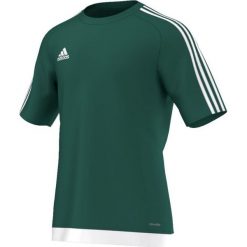 Adidas Koszulka piłkarska męska Estro 15 zielono-biała r. M (S16159). Białe t-shirty męskie Adidas, m, do piłki nożnej. Za 52,62 zł.