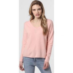SvB Exquisit - Sweter damski z czystego kaszmiru, pomarańczowy. Pomarańczowe swetry damskie SvB Exquisit, bez wzorów, z kaszmiru, klasyczne, bez rękawów, bez kaptura. Za 699,95 zł.
