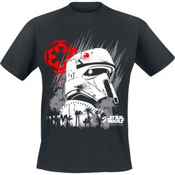 Star Wars Rogue One - Shore Trooper T-Shirt czarny. Czarne koszulki męskie Star Wars, xl, z nadrukiem, retro, z okrągłym kołnierzem. Za 89,90 zł.