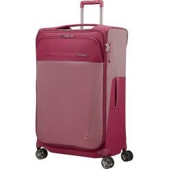 Walizka "Spinner" w kolorze czerwonym - 49x 78 x 31 cm. Czerwone walizki Samsonite, bez wzorów, z poliesteru. W wyprzedaży za 472,95 zł.
