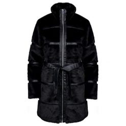 Vero Moda Damski Płaszcz Ninja 3/4 Faux Fur Jack Et Black (Rozmiar S). Czarne kurtki damskie marki Vero Moda, s, bez wzorów, z futra, bez kaptura. W wyprzedaży za 289,00 zł.