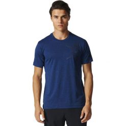 Adidas Koszulka męska Free Lift Tee Tri Color granatowa r. L (BK6085). Niebieskie koszulki sportowe męskie Adidas, l. Za 118,97 zł.