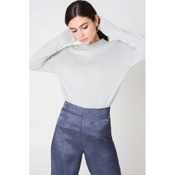Swetry klasyczne damskie: Rut&Circle Sweter z półgolfem Cailyn – Grey