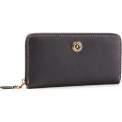 Duży Portfel Damski LAUREN RALPH LAUREN - Millbrook 432694024001 Black. Czarne portfele damskie marki Lauren Ralph Lauren, ze skóry. Za 569,90 zł.