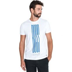 BOSS Hugo Boss Teeonic Koszulka Biały. Białe podkoszulki męskie BOSS Hugo Boss, l, z nadrukiem, z bawełny, z krótkim rękawem. Za 268,95 zł.