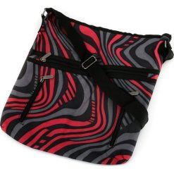 Loren® materiałowa torebka listonoszka damska kolory. Czarne listonoszki damskie Loren, w paski, z tkaniny, na ramię, bez dodatków. Za 39,00 zł.