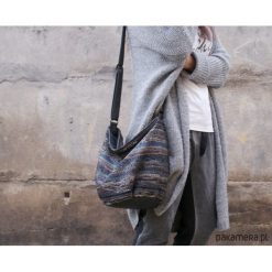 MiniSak VEGE navaho grafit. Szare torebki klasyczne damskie Pakamera, bez wzorów, ze skóry, na ramię, matowe, bez dodatków. Za 140,00 zł.