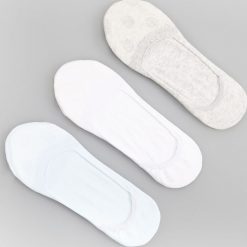 Skarpetki balerinki 3 pack - Niebieski. Niebieskie skarpetki damskie marki Reserved, bez wzorów. Za 29,99 zł.