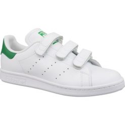 Adidas Stan Smith CF S75187 44 Białe. Białe buty sportowe męskie Adidas, ze skóry, bez zapięcia, adidas stan smith. W wyprzedaży za 299,99 zł.
