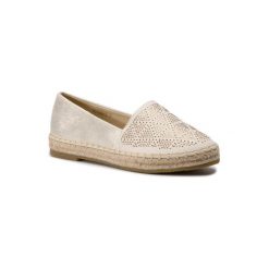 JENNY FAIRY WS19353-02. Szare espadryle damskie Jenny Fairy, bez wzorów, z materiału, bez obcasa. Za 69,99 zł.