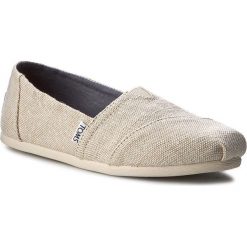 Półbuty damskie: Półbuty TOMS – Classic 10009756 Natural Metallic