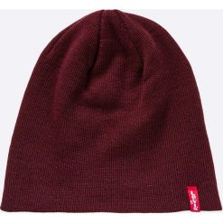 Levi's - Czapka. Brązowe czapki męskie Levi's®, na zimę, bez wzorów, z dzianiny. Za 79,90 zł.