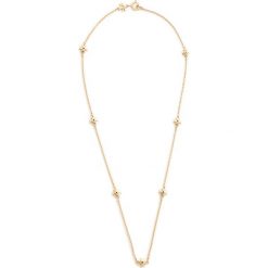 Naszyjnik TORY BURCH - Kira Necklace 64966 Tory Gold 720. Żółte naszyjniki męskie Tory Burch, metalowe. Za 489,00 zł.