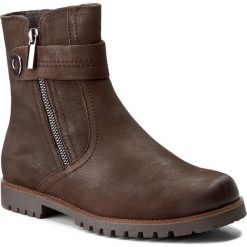 Botki CAPRICE - 9-26460-29 Dk Brown Nubuc 339. Brązowe buty zimowe damskie marki Caprice, z nubiku, na obcasie. W wyprzedaży za 229,00 zł.