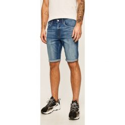 Calvin Klein Jeans - Szorty. Niebieskie spodenki i szorty męskie Calvin Klein Jeans, bez wzorów, z elastanu, casualowe. W wyprzedaży za 239,90 zł.