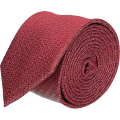 Krawaty męskie: krawat platinum bordo classic 205