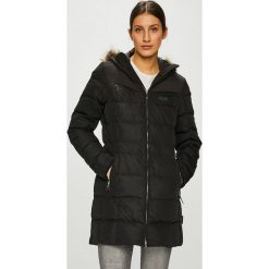 Jack Wolfskin - Kurtka puchowa Baffin Island. Czarne kurtki damskie Jack Wolfskin, s, bez wzorów, z poliesteru, długie. W wyprzedaży za 699,90 zł.