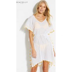 Tunika plażowa Seafolly Beach Basics 53131-KA. Tuniki plażowe damskie Seafolly, na plażę, bez wzorów, bez kołnierzyka, bez rękawów. Za 259,00 zł.