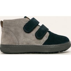 Primigi - Buty dziecięce. Niebieskie trampki chłopięce Primigi, bez wzorów, ze skóry, sportowe, bez zapięcia. W wyprzedaży za 179,90 zł.