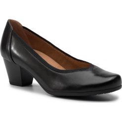 Półbuty CAPRICE - 9-22304-23 Black Nappa 022. Czarne półbuty damskie Caprice, bez wzorów, ze skóry, bez obcasa, na obcasie, bez zapięcia. Za 249,00 zł.