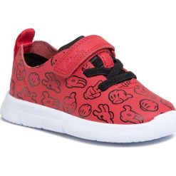 Sneakersy CLARKS - Ath Comic T 261495677 Red. Czerwone trampki chłopięce Clarks, bez wzorów, ze skóry, na rzepy. Za 219,00 zł.