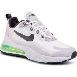 Buty NIKE - Air Max 270 React CI3866 100 Summit White/Electric Green. Białe półbuty męskie Nike, na co dzień, bez wzorów, ze skóry ekologicznej, eleganckie, bez zapięcia. Za 679,00 zł.