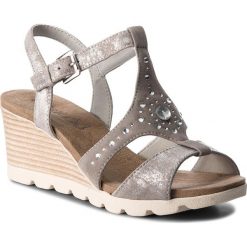 Rzymianki damskie: Sandały CAPRICE – 9-28703-20 Lt Grey Su Co 232