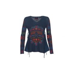 Swetry Desigual OLIVIA. Szare swetry klasyczne damskie Desigual, l. Za 309,00 zł.