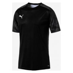 Puma Cup Training Jersey Koszulka Czarny. Czarne podkoszulki męskie Puma, xxl, z nadrukiem, z poliesteru, bez kołnierzyka, krótkie. Za 171,95 zł.