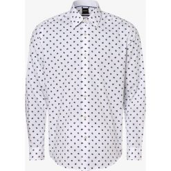 BOSS - Koszula męska – Lukas, biały. Białe koszule męskie Boss, xl, z aplikacjami, eleganckie, z klasycznym kołnierzykiem, bez rękawów. Za 429,95 zł.
