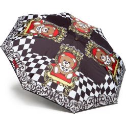 Parasol MOSCHINO Print|Czarny. Czarne parasole marki MOSCHINO. Za 308,00 zł.