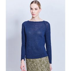 Sweter w kolorze niebieskim. Niebieskie swetry damskie Cacharel, l, klasyczne. W wyprzedaży za 489,95 zł.