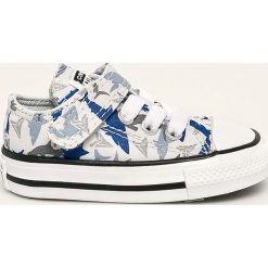 Converse - Tenisówki dziecięce. Szare trampki chłopięce Converse, bez wzorów, z gumy, na sznurówki. Za 179,90 zł.