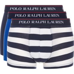 Polo Ralph Lauren 3-pack Bokserki Niebieski Biały. Niebieskie bokserki męskie Polo Ralph Lauren, w paski, z elastanu. Za 223,95 zł.
