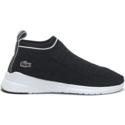 Lacoste Tenisówki Czarny. Czarne trampki i tenisówki damskie Lacoste, bez wzorów, z materiału, bez zapięcia. Za 550,95 zł.