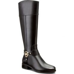 Buty zimowe damskie: Oficerki MICHAEL MICHAEL KORS - Fulton 40F2FHFB5L Black