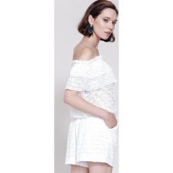 Kombinezony damskie: Biały Kombinezon Nonchalant Look
