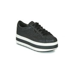 Buty Karl Lagerfeld KOBO KUP RING LOGO LACE SHOE. Czarne trampki i tenisówki damskie KARL LAGERFELD, bez wzorów, bez zapięcia. Za 699,00 zł.