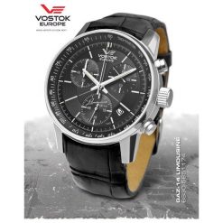 Zegarki męskie: Zegarek męski Vostok Europe Gaz -14 Grand-Chrono Tritium 6S30-5651174