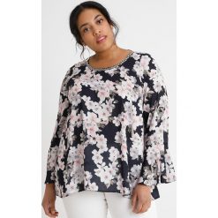 Bluzki asymetryczne: Evans EXCLUSIVE BLOSSOM TRIM LONG SLEEVE Bluzka navy