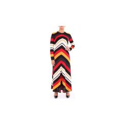 Sukienki długie Msgm 2541MDA111184751. Szare sukienki damskie MSGM, m, bez wzorów, bez kołnierzyka, bez rękawów, długie. Za 1394,27 zł.