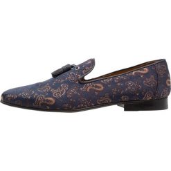 Derby męskie: Walk London PAISLEY Półbuty wsuwane blue/gold