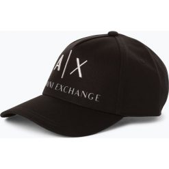 Armani Exchange - Męska czapka z daszkiem, czarny. Czarne czapki z daszkiem męskie marki Armani Exchange, l, z materiału, z kapturem. Za 199,95 zł.