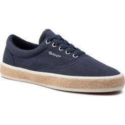 Espadryle GANT - Fresno 18638393 Marine G69. Niebieskie espadryle męskie GANT, z materiału, eleganckie. W wyprzedaży za 239,00 zł.