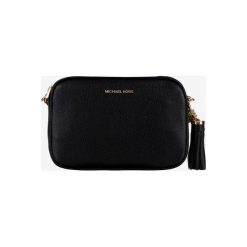 Michael Kors Ginny Cross body bag Czarny. Czarne torebki klasyczne damskie Michael Kors, w paski, ze skóry, bez dodatków. Za 878,95 zł.