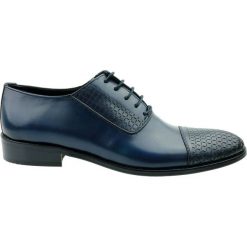 Półbut męski skórzany T.Sokolski MAS 8113R7,Kolor granatowy. Niebieskie półbuty męskie T. Sokolski, bez wzorów, bez zapięcia. Za 153,99 zł.